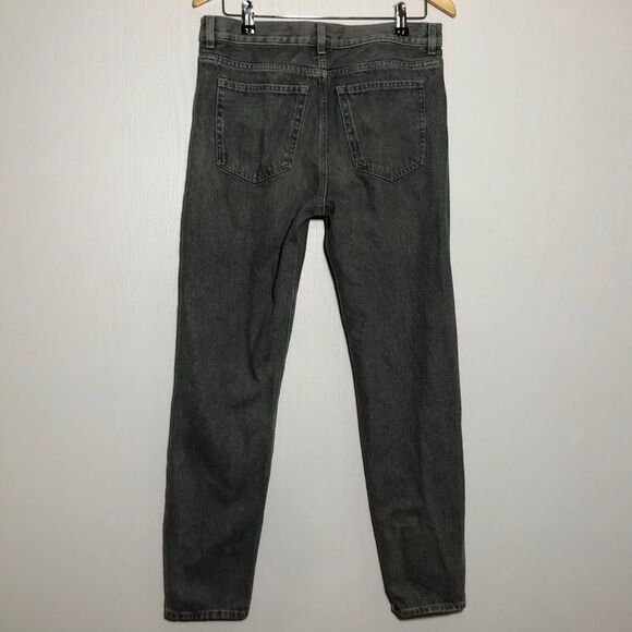 COS Mens Jeans Size 31 32 Regular Fit Gray WashTapered Leg Mid Rise Button Fly - Picture 8 of 11